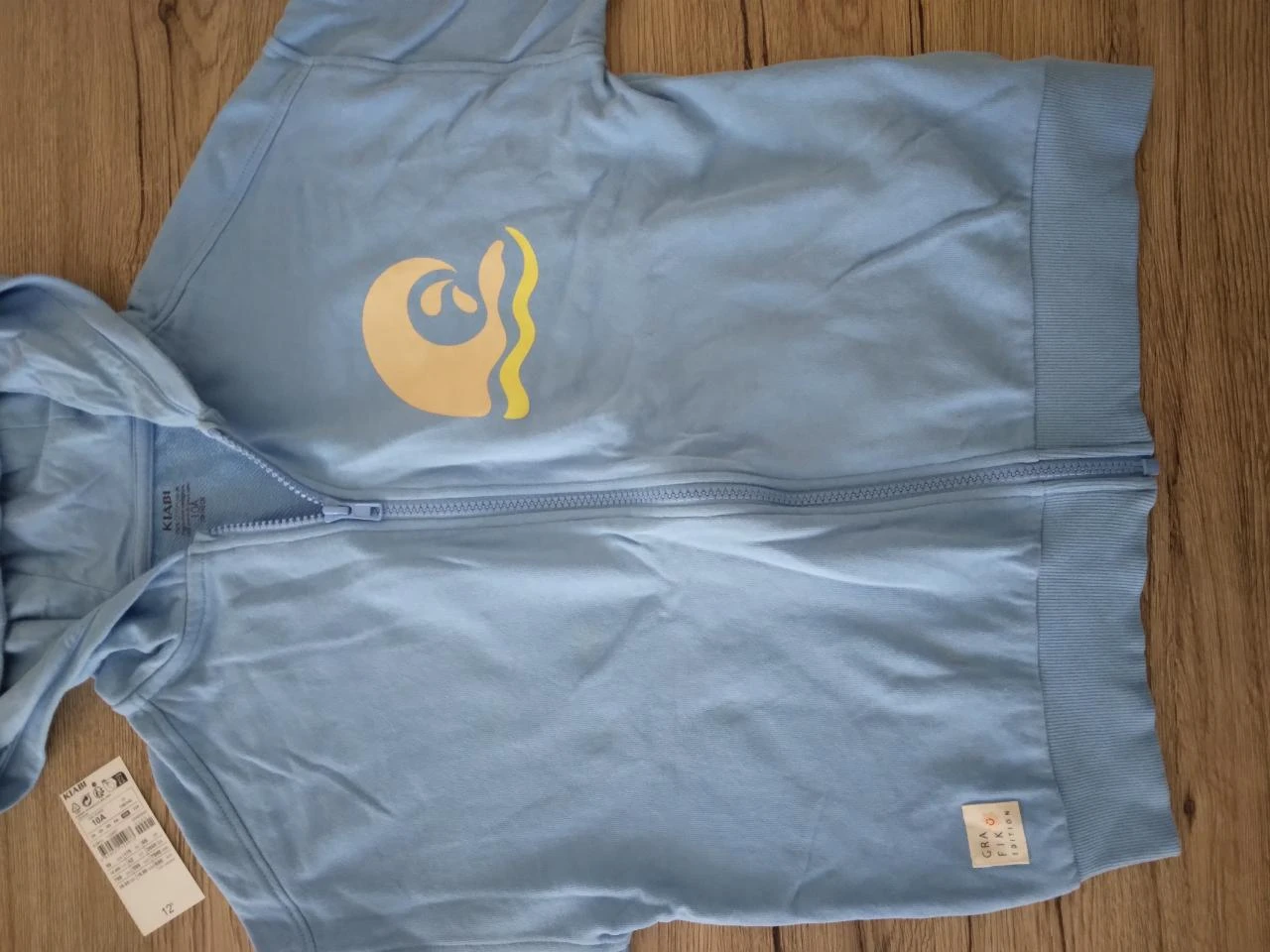 Hooded zip-up sweatshirt 10 years old new – photo 10